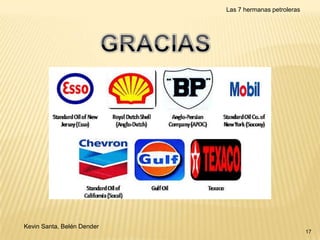 Las 7 hermanas petroleras

Kevin Santa, Belén Dender

17

 