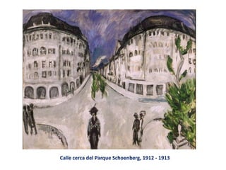 Calle cerca del Parque Schoenberg, 1912 - 1913
 