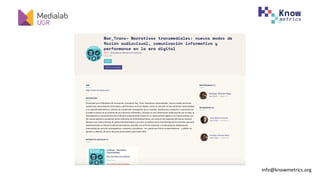 info@knowmetrics.org		
 