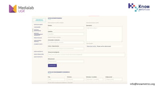 info@knowmetrics.org		
 