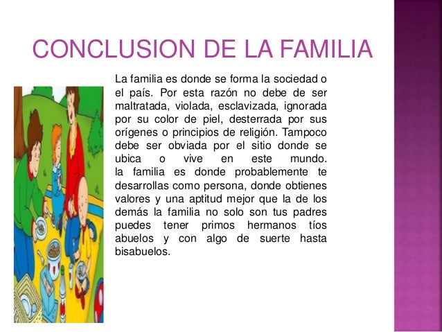 Presentacion la familia
