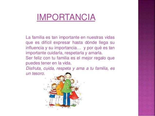 Presentacion la familia
