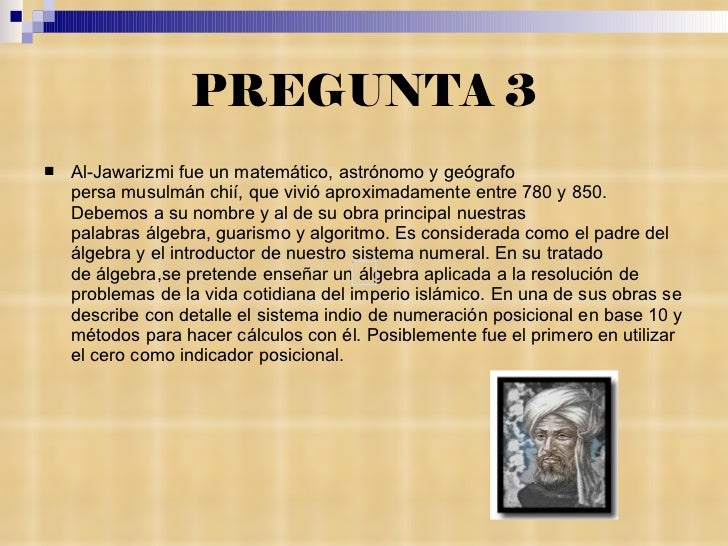 Presentacion la historia del algebra