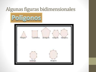 Algunas figuras bidimensionales
 