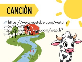 Canción
🔗 https://www.youtube.com/watch?
v=5oYKonYBujg
https://www.youtube.com/watch?
v=VTU_TgGq8U4
 