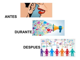 ANTES
DURANTE
DESPUES
 