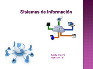 Sistemas de Información




             Leidy Valera
             Sección “6”
 