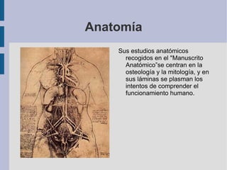 Estudió el vuelo vertical, haciendo bocetos de lo que más tarde sería un helicóptero, con un rotor en forma de espiral. 