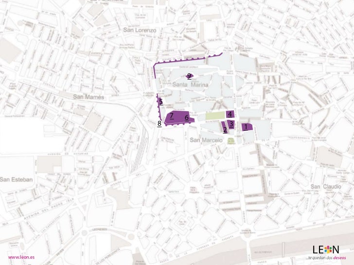 Información turística El barrio Romántico de León
