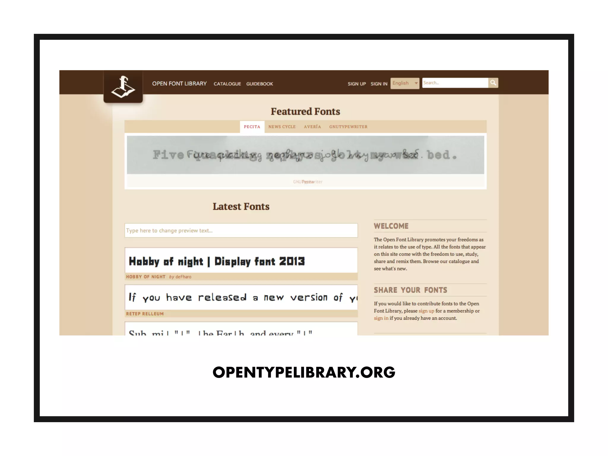 OPENTYPELIBRARY.ORG
 