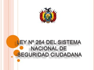 ESTADO PLURINACIONAL DE BOLIVIA
MINISTERIO DE GOBIERNO
VICEMINISTERIO DE SEGURIDAD CIUDADANA
 