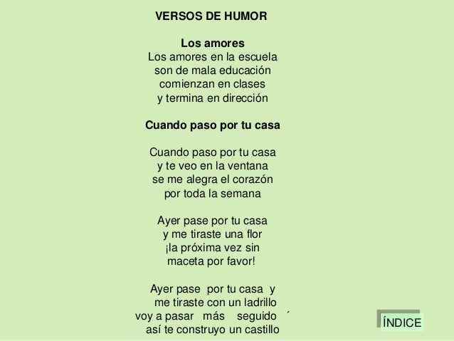 versos de humor versos de humor
