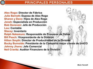 Alex Rogo Presentacion libro la meta | PPT