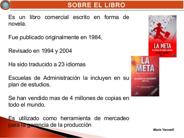 Presentacion libro la meta