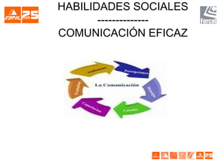 HABILIDADES SOCIALES
--------------
COMUNICACIÓN EFICAZ
 