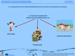 PROYECTO ERASMUS+ DEL SECTOR ESCOLAR: UTILIZACIÓN DE UN SIGWEB
PARA EL DISEÑO DE RUTAS POR ESPACIOS NATURALES PROTEGIDOS E...