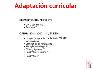 La Adaptación curricular en secundaria. Una realidad creciente convertida en reto editorial