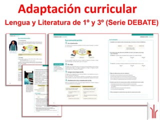  Geografía 3ºAdaptación curricularCaracterísticas principales del productoMantiene del libro original: El “aire de familia” respecto al diseño.