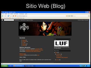 Sitio Web (Blog) 