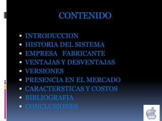 Presentacion mac os | PPTX