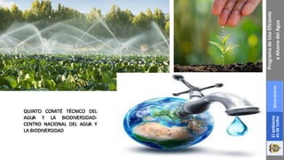 Programa
de
Uso
Eficiente
y
Ahorro
del
Agua
QUINTO COMITÉ TÉCNICO DEL
AGUA Y LA BIODIVERSIDAD-
CENTRO NACIONAL DEL AGUA Y
LA BIODIVERSIDAD
 