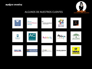 makyre eventos  ALGUNOS DE NUESTROS CLIENTES     