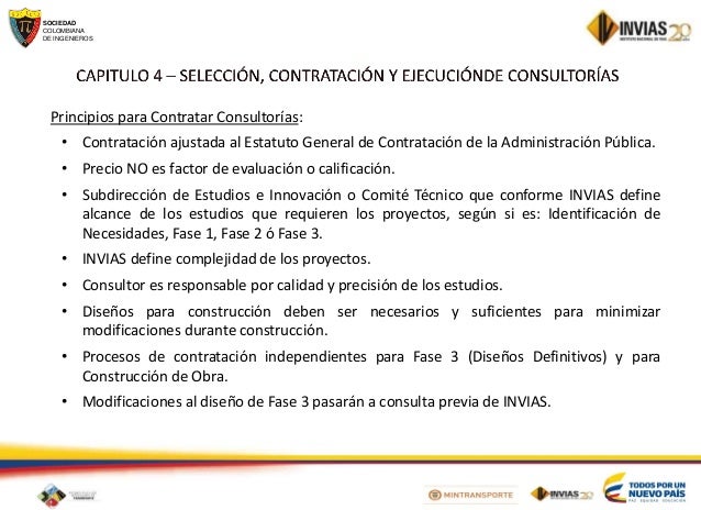 Manual de contratación invías Manual de contratación invías