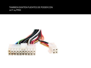 Fuente De Poder Atx 400 Watts 20+4 C/cable Xcase Molex, sata …………$159.00


Fuente De Poder Atx 350 W C/cable 20-24pines………...