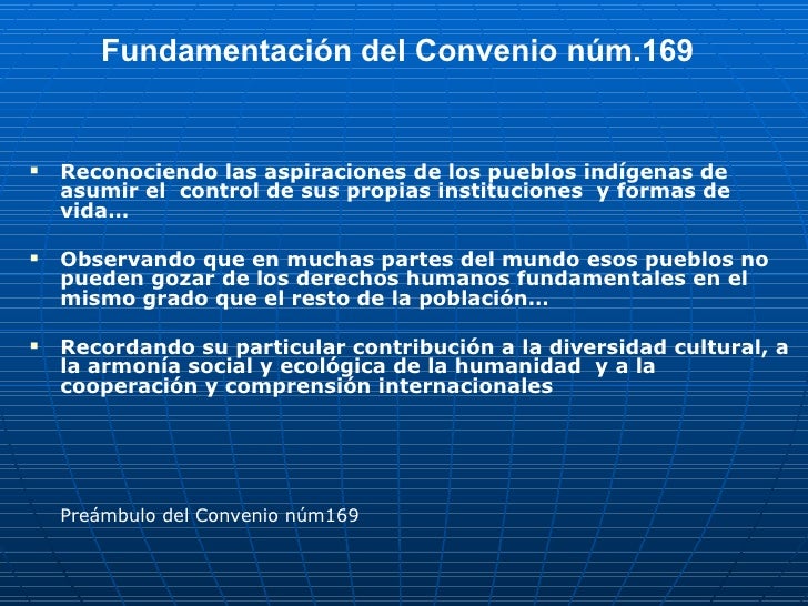 Participación y Consulta en el Convenio N° 169 de la OIT