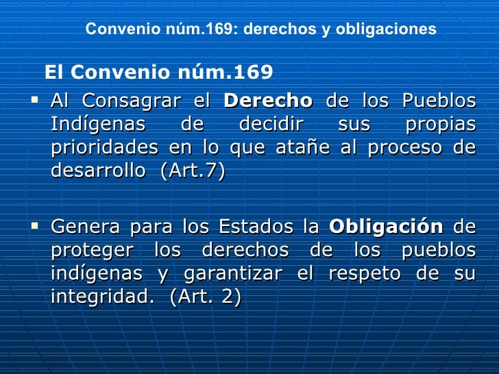 Participación y Consulta en el Convenio N° 169 de la OIT