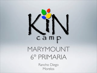 MARYMOUNT
 6º PRIMARIA
   Rancho Diego
     Morelos
 