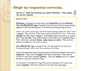 - Elegir las respuestas correctas.