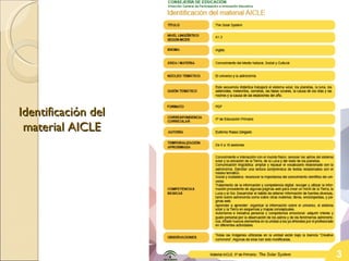 Identificación del material AICLE