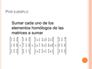 Presentacion Matrices | PPTX