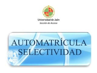 Sección de Acceso
 
