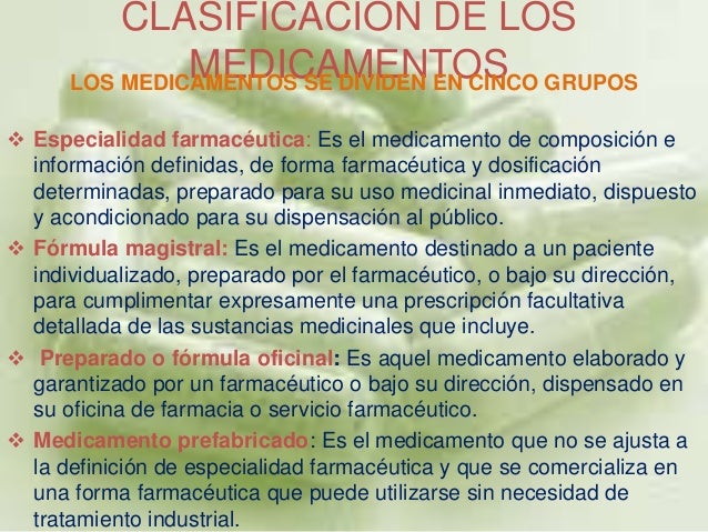 Presentacion medicamentos Presentacion medicamentos