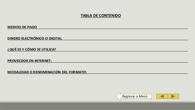 presentacion medios de pago dinero electronico o digital