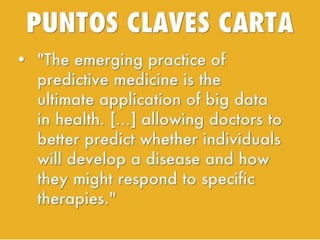 Modelamiento predictivo y medicina