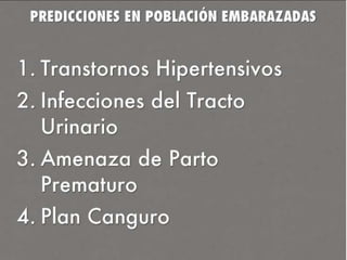 Modelamiento predictivo y medicina