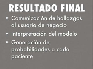 Modelamiento predictivo y medicina