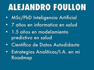 Modelamiento predictivo y medicina