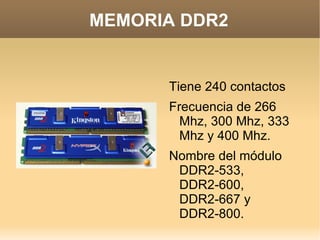 Nombre del módulo PC-66, PC-100 y PC-133. 