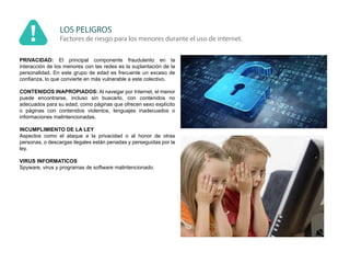 INTERNET SEGURO Las oportunidades y los riesgos de la red para los ...