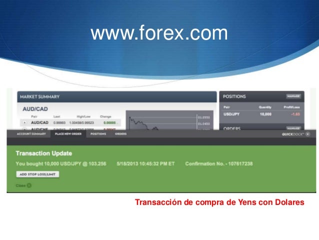 Forex cambio de divisas