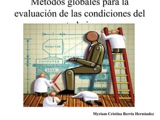 Métodos globales para la
evaluación de las condiciones del
trabajo
Myriam Cristina Berrío Hernández
 