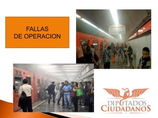 FALLAS
DE OPERACION
 