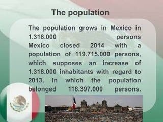 The population
 