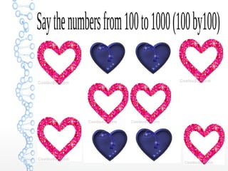 Saythenumbersfrom100to1000(100by100)