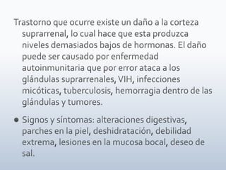 Tiroides, paratiroides, Glandulas suprarenales