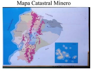 Mapa Catastral Minero 